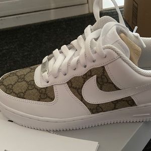 Custom AF1 Authentic Gucci print shoe